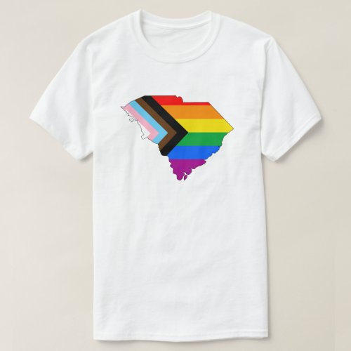 South Carolina State Pride LGBTQ Progress Pride T_Shirt