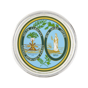 South Carolina State Seal - Pin