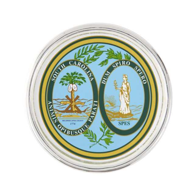 South Carolina State Seal - Pin (Front)