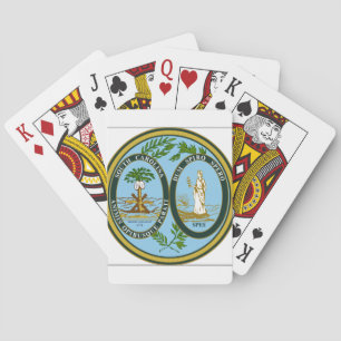 South Carolina State Seal Poker Cards