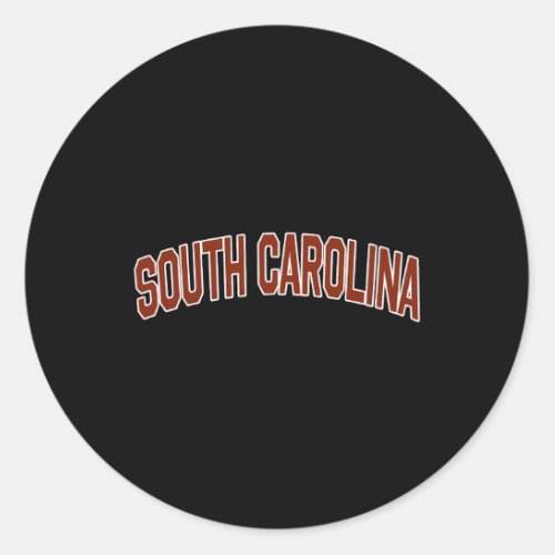 South Carolina State South Carolina Varsity Classic Round Sticker