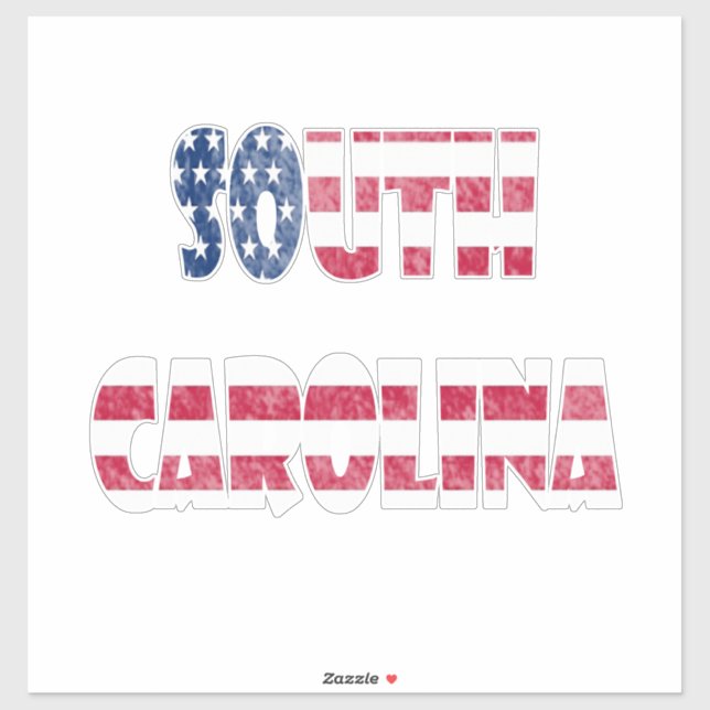 South Carolina Sticker (Sheet)
