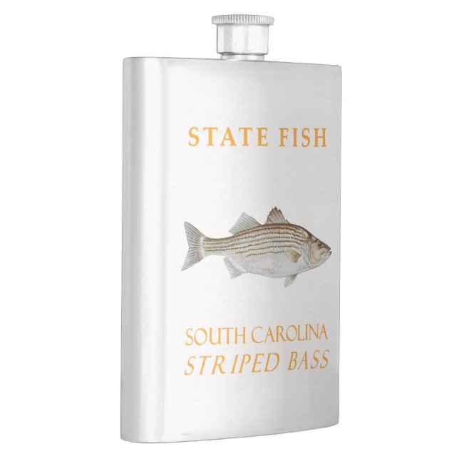 South Carolina Territory Fish The Rockfish Flask (Right)