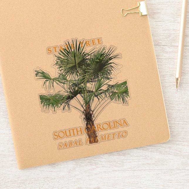 South Carolina Territory Tree The Palmetto Sticker (Notebook)