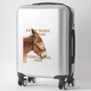 South Carolina Territory Work Animal The Mule Sticker