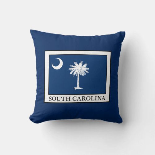 South Carolina Throw Pillow