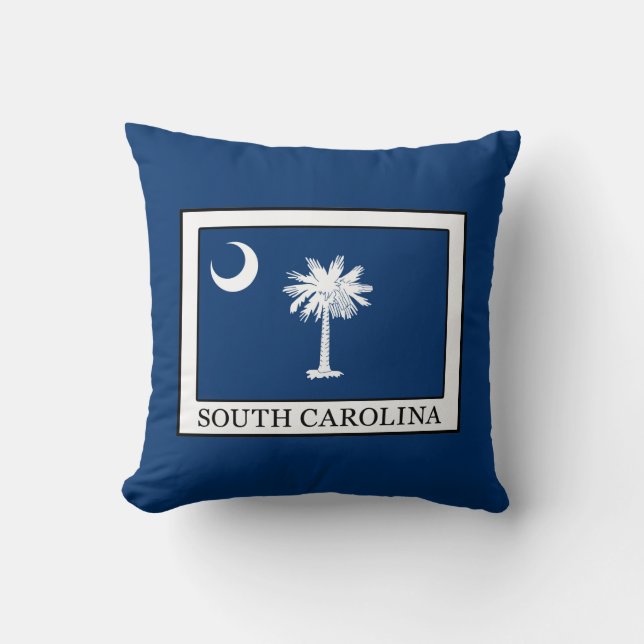 South Carolina Throw Pillow (Front)