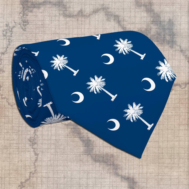 South Carolina Ties, fashion USA, Flag business Neck Tie (Creator Uploaded)