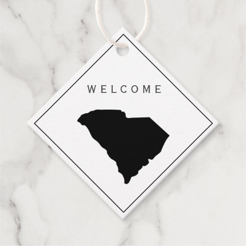 South Carolina Wedding Welcome Bag Gift Tag