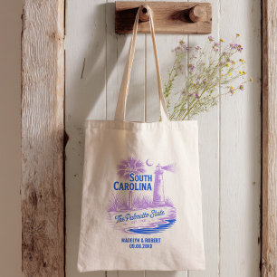 South Carolina Wedding Welcome Bag, State Love Tote Bag