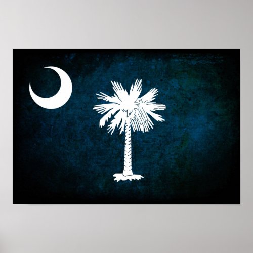 South Carolinan Flag Poster