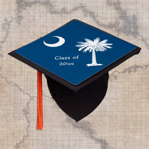 South Caroline  Flag _ Students University Graduation Cap Topper