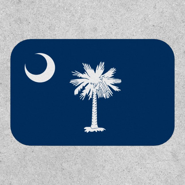 South Carolinian Flag, Flag of South Carolina Patch (Front)