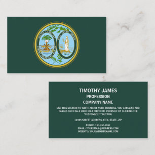 South Carolinian Seal, Seal of South Carolina Business Card