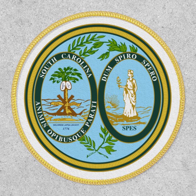 South Carolinian Seal, Seal of South Carolina Patch (Front)