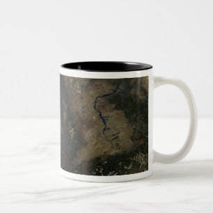 South central Russia Two-Tone Coffee Mug
