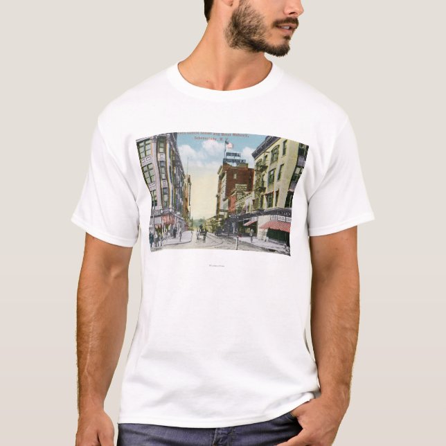 South Centre Street View of Hotel Mohawk T-Shirt (Front)