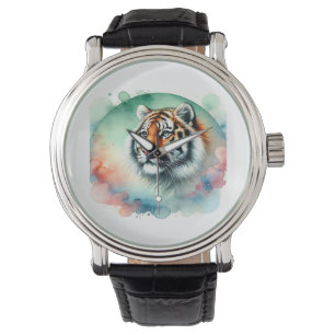 South China Tiger 100924AREF148 - Watercolor Watch