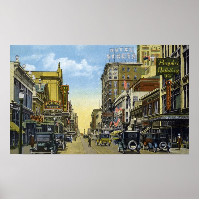 South Clinton Ave. to Main St. 1924 Poster (Front)