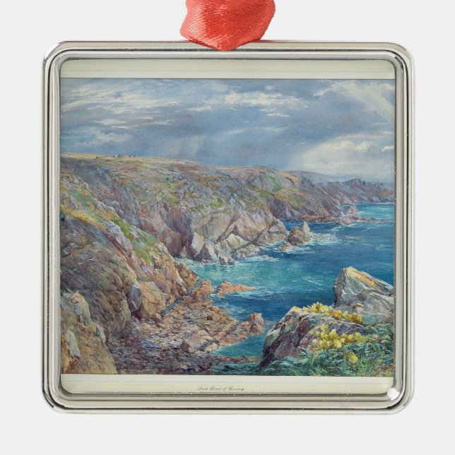 South Coast of Guernsey from the Cribiere, 1862 (w Metal Ornament (Front)
