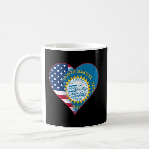 South Dakota And Aeric An Flag Fusion Blended Coffee Mug