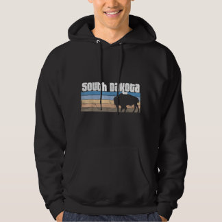 South Dakota Badlands Bison Lovers SD Vacation Hoodie