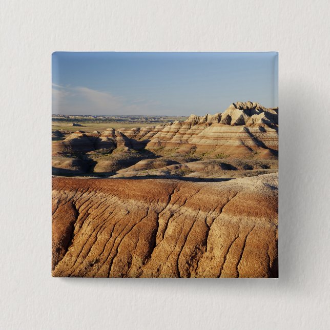 South Dakota, Badlands National Park, Badlands Pinback Button (Front)