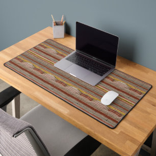 South Dakota Badlands Rock Layers - Geological Str Desk Mat