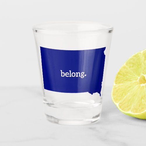 South Dakota Belong State Map Shot Glass