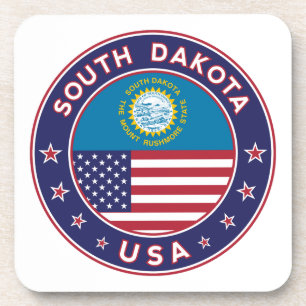 South Dakota Beverage Coaster