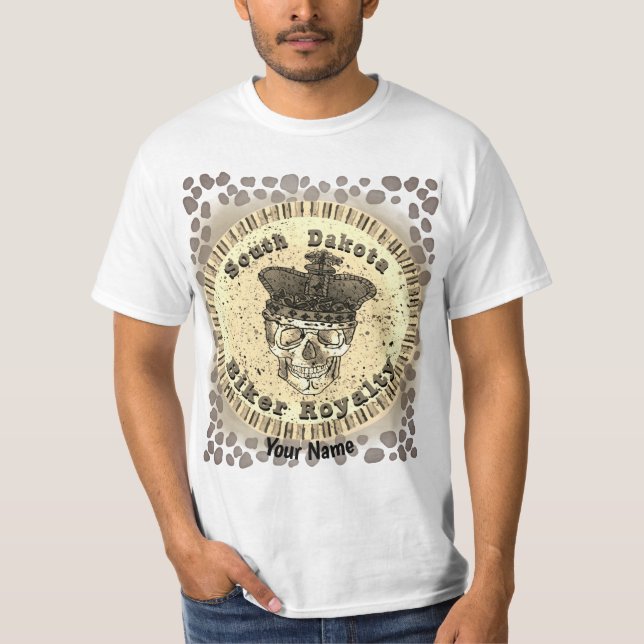 South Dakota Biker  T-Shirt (Front)