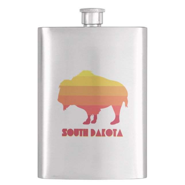 South Dakota Bison Flask (Front)