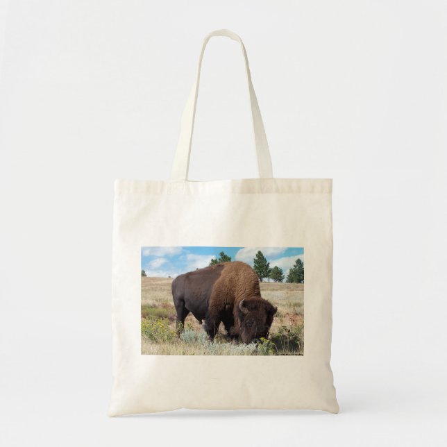 South Dakota Buffalo Tote Bag (Front)