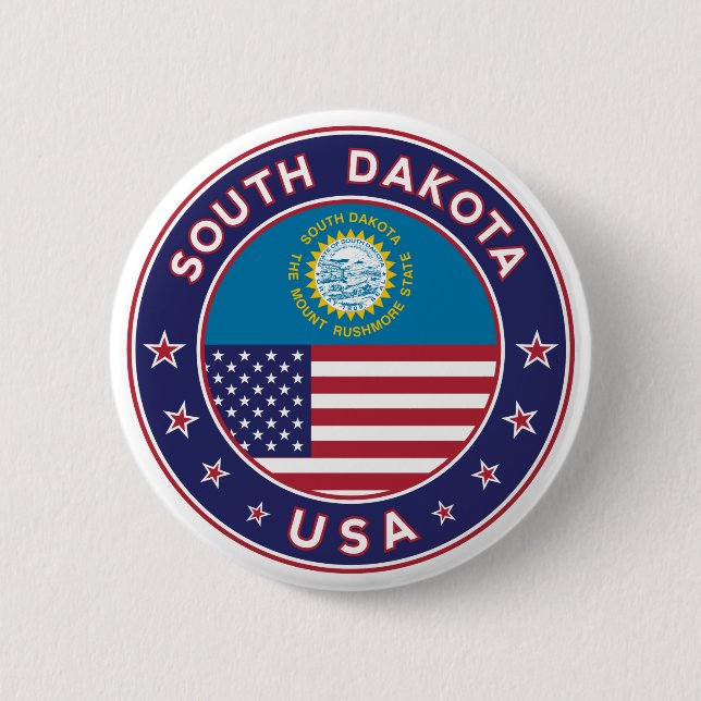 South Dakota Button (Front)