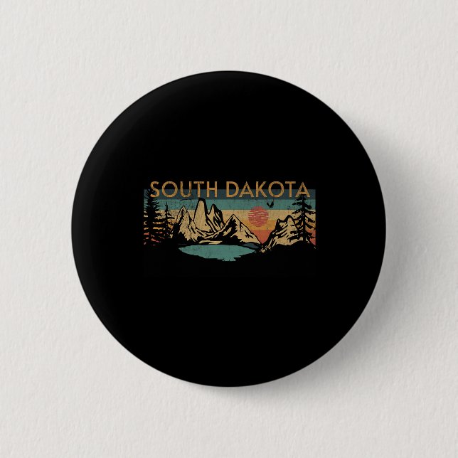 South Dakota  Button (Front)