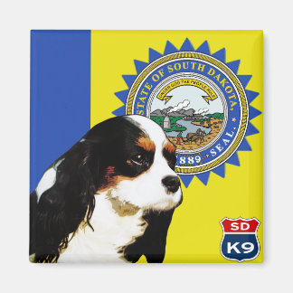 South Dakota Cavalier King Charles Spaniel Magnet
