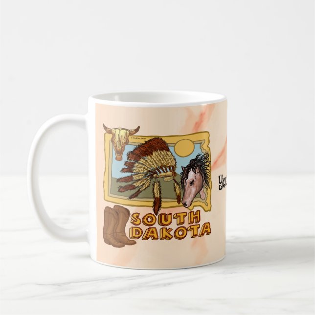 South Dakota Coffee Mug (Left)