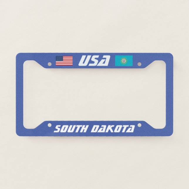 South Dakota Custom License Plate Frame (Front)