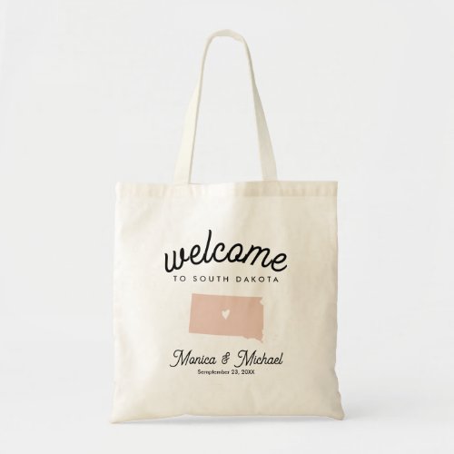 SOUTH DAKOTA destination Wedding ANY COLOR  Tote Bag