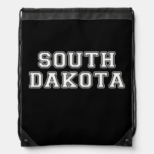 South Dakota Drawstring Bag