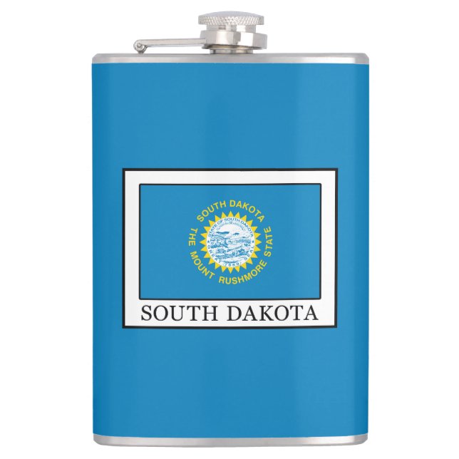 South Dakota Flask (Front)