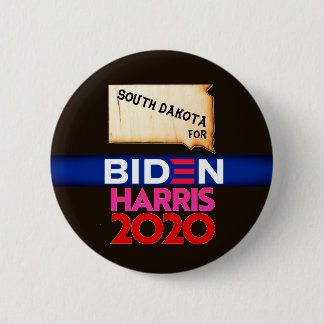 South Dakota for Biden Harris 2020 Button