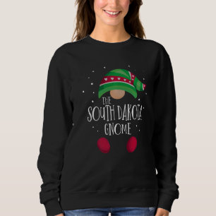 South Dakota Gnome Family Matching Christmas Pajam Sweatshirt