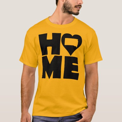 South Dakota Home Heart State Tees T_Shirt