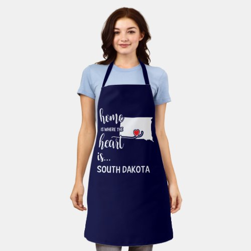 South Dakota home is where the heart is Apron