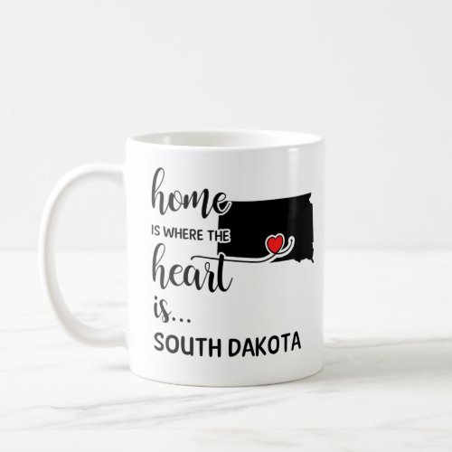 South Dakota home is where the heart is Coffee Mug