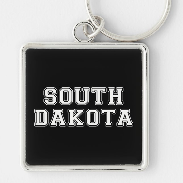 South Dakota Keychain (Front)