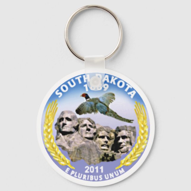 South Dakota Keychain (Front)
