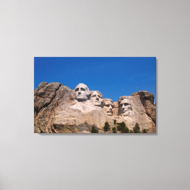 South Dakota, Keystone, Mount Rushmore Canvas Print (Front)
