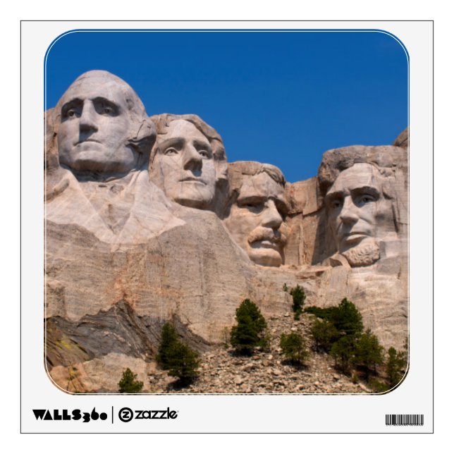 South Dakota, Keystone, Mount Rushmore Wall Sticker (Front)